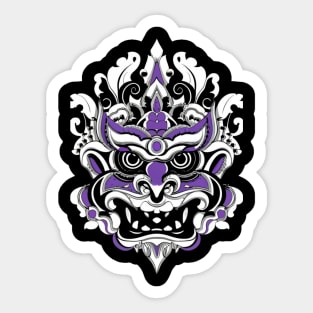 Barong mask Sticker